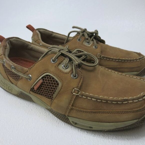 Sperry Top-Sider Suede Leather Comfort Used Shoes Footwear Men's Deck Sz 11.5 - Picture 3 of 6